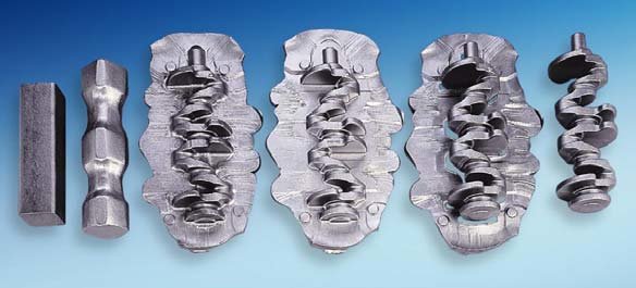 Complete Forging Process of Hot Forged Crankshaft