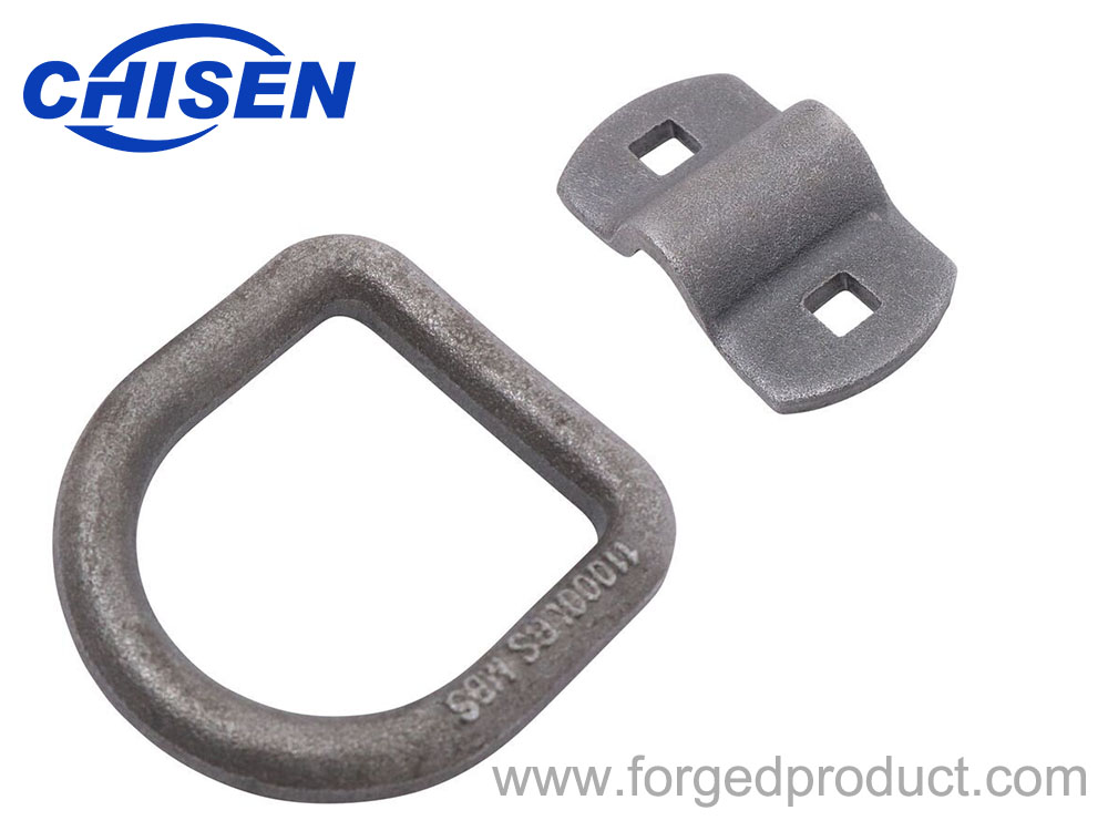 Forged Heavy Duty Bolt On D Shaped Lashing Ring