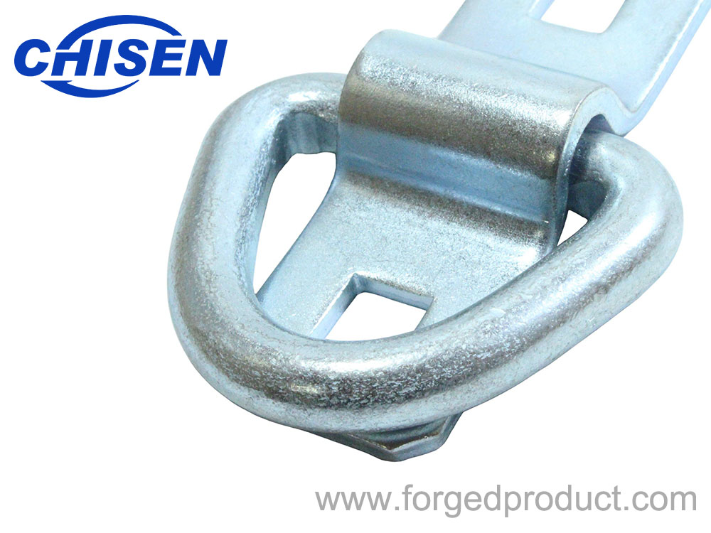 Heavy Duty 3/8 inch Forged Lashing D Ring with Mounting