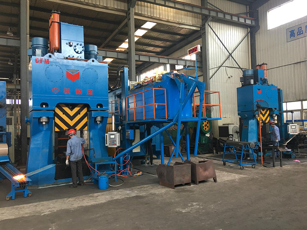 What kind of equipment is used to make forgings?